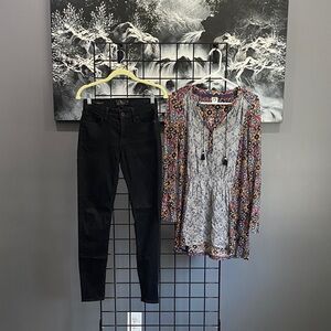 Lucky brand legging and tunic set